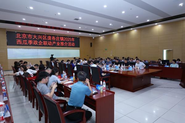 兴庞各庄镇 2025 年西瓜季政企联动产业推介活动圆满举行pg电子免费模拟器“瓜香引凤聚商机 政企联动促发展”北京大(图4)